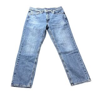 Levi Strauss Mens 34x30 Jeans Blue Denim Straight Leg Classic Fit Cotton